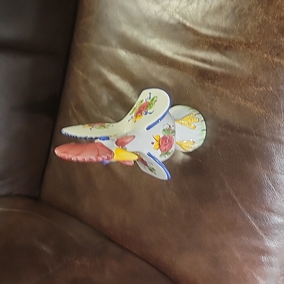 Hand-painted Decorative Traditional Ceramic Portuguese Good Luck Rooster - Picture 1 of 3